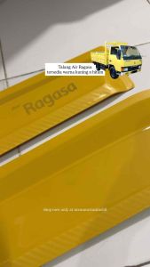 Talang Air Truk Ragasa Anti pecah tahan banting kuning 2pcs
