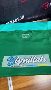 KAOS BISMILLAH VOL.2 (tebal bahan combed 24s)