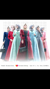 Gamis Brukat Pearly 2023: Desain Modern & Elegan