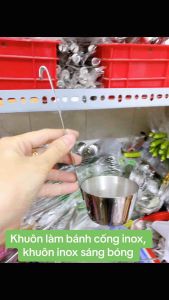 Khuôn làm bánh cống inox khuôn inox làm bánh cống sáng bóng cao cấp - gia dụng Nari