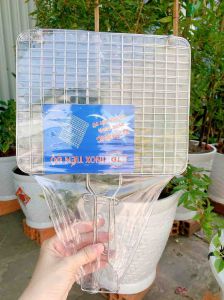 Vỉ nướng inox Tiến Độ cao Cấp Inox 304 kẹp nướng thịt cá inox phên nướng inox 304 - gia dụng Nari