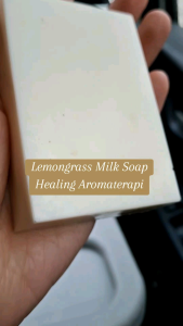 Sabun Mandi Serai Wangi Natural Lemongrass Goats Milk Natural Organic Moisturizing Segar Aromatherapy Relax Spa melegakan otot Moisturizing Soothing