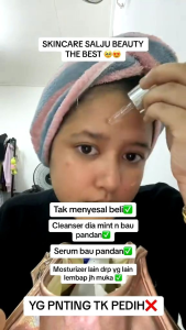 SET SKINCARE SLJU BEAUTY Cleanser 100ml Moisturiser 50ml sunscreen SPF50 35g