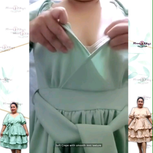 Mommy Kikays Collection | BIANCA | PLUS SIZE COCKTAIL BRIDESMAID PROM NIGHT WEDDING BIRTHDAY BRIDGERTON MOTIF FAIRY DRESS