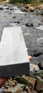 Batu Asah Asli Alam size 20x7x4cm Grit 1000 sedikit kasar