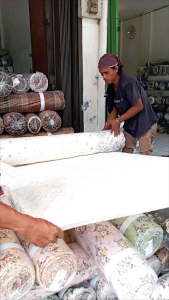 Kain Katun Rayon Silky Per Roll 80 Yard Per Gulung Bisa Mix Motif