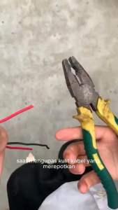 Tang Kupas Kabel Tang Potong Kabel Wire Stripper & Cutter C-MART