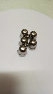 stainless capnut 5mm sold per pc