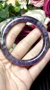 Purple Amethyst Bangle 57mm +- 天然紫水晶手镯天然无优化处理 57mm +-