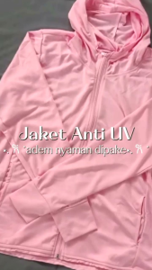 Jaket Anti UV Wanita - Jaket Pelindung Sinar Matahari Cocok untuk Olahraga Outdoor & Motor