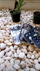 Casing Vivo 1817 Vivo 1816 Vivo 1814 Vivo 1811 Vivo 1807 Softcase Airbag Black Motif Grafiti Vivo Y91 Vivo Y93 Vivo Y95