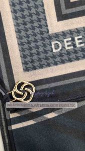 Skyshop Hijab Halia Series by Deenay Ukuran 115x115cm Bahan Voal Finishing Sewing Kerudung Segiempat Murah