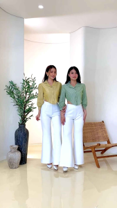 Atasan Kemeja Puff Cheny Keren Modis