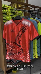 SATU SET KAOS OLAHRAGA ANAK USIA 5-14 TAHUN MOTIF HARIMAU DAN NAGA DLL