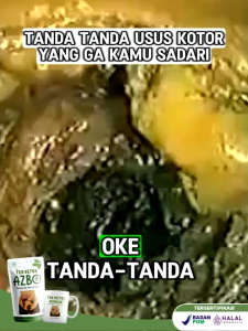 { READY STOCK } AZBO TEH DETOX usus bersih sembuh dari segala penyakit- 2pouch [isi 130grm 100%ampuh