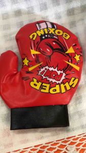 นวมและกระสอบต่อยมวยของเล่นเด็ก สกรีนลายกราฟฟิก