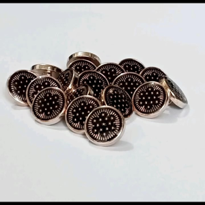[COD] isi 144pcs kancing jamur/kancing baju Glitter hitam ukuran 11mm/13mm/15mm/18mm/21mm