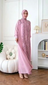 gamis elegant gamis cerruty produk guzel edisi insyira dress gamis mewah viral