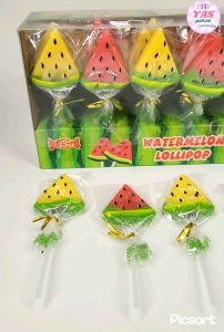 30pcs WATERMELON LOLLIPOP BOX/ loot bag fillers / paninda / giveaways / party favors.