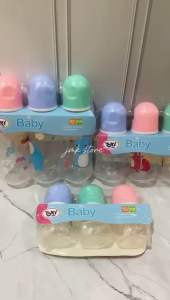 Murah isi 3 botol susu ekonomis 125ml dan 250ml obral sudah termaksuk dot bulat