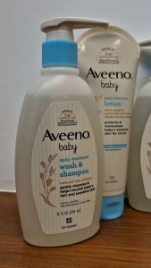 Baby Wash & Lotion - Aveeno with FREE GIFT