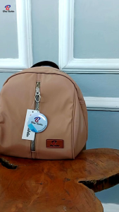 Ransel Backpack Clarissa Biru: Tas Anti Air Free Gantungan Kunci