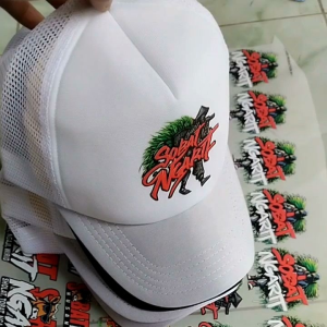 Topi trucuk pria remaja dan dewasa. Topi motif Sobat ngarit.
