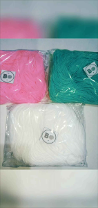 Tali kur Talikur Full PP kualitas premium bagus murah 1-2mm hijau muda kerajinan tangan 100 gram