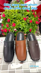 Giày sapo nam size từ 38-44..Kiểu dáng đẹp..Da mềmêm chân..Đế khâu sẵn chắc chắn