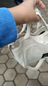 Tas Selempang Mini Kanvas - Tas Polos Wanita - Hand Bag Selempang Wanita / Tote Bag Tas Jinjing