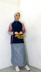 Setelan Olahraga Rok Muslimah / Seragam Olahraga Tunik / Rok Muslimah Syari