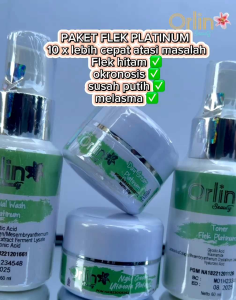 DAY CREAM FLEK PLATINUM ORLIN BEAUTY KRIM SIANG FLEK SPF50 PELINDUNG SINAR MATAHARI