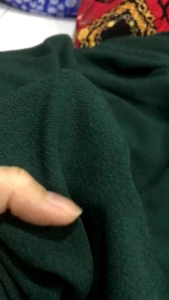 vải voan cát hàn màu xanh rêu nhẹ mềm rũ khúc 1m7_( khổ 1m5) may đầm váy áo kiểu áo dài