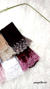 Handsock Cincin Tile Renda Cantik/ Manset Tangan Tile Perlengkapan Haji dan Umroh