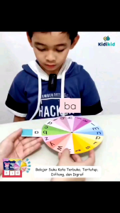 KIDIKID Paket 12 Jam Lancar Membaca Tanpa Mengeja