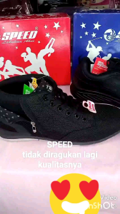 clearance sale sepatu sekolah hitam SPEED peace hi sapto / phylon goodtime