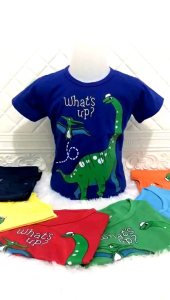 KAOS ANAK LAKI-LAKI DINO WHATS UP USIA 1-10 TAHUN // BAJU ANAK COWOK