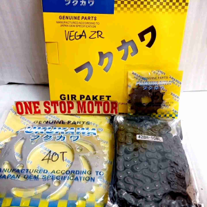 Gear Set Vega Zr Jupiter Z New 428H-108L 40T-15T Original Fukukawa