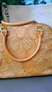 Hàng Si túi xách tay da đà điểu