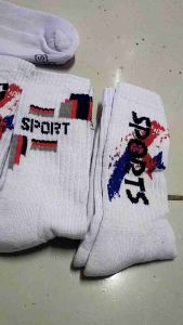 12 Pasang Kaos Kaki Sporty Badminton Pria Teguh Olahraga