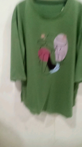 kaos oversize wanita/kaos wanita lengan 3/4 LD 120 pj 70