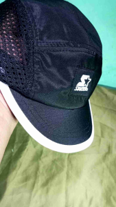 topi running caps hitam outdoor Dewasa