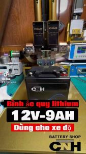 Bình ắc quy Lithium 12V - 9Ah chuyên cho xe độ