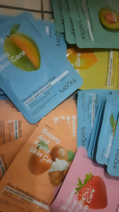 DAPAT 3pcs MASKER WAJAH SADOER/BIOBACAN RANDOM