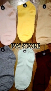 1 Lusin [12 Pasang] Kaos Kaki Wanita Lucu Pendek Semata Kaki Motif Beruang / Bear Harga Grosir [MK PANDA]