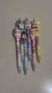 Pulpen Hapus Crying Baby / Bolpen Hapus Click 215 (1 set isi 6pc)