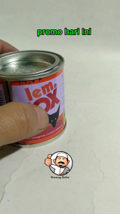 Lem fox kaleng kuning isi 70 gram sepatu sandal hpl kertas kayu dll