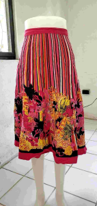 LADIES BRANDED MIDI SKIRT 32-38 INCHES WAISTLINE LIKE NEW 100% COTTON FABRIC