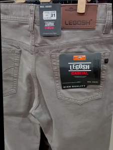 Celana Kanvas Panjang Pria Legosh Casual: Bahan Kanvas Tebal & Celana Panjang Trendy Terlaris