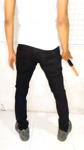 Celana Jeans Pria Dewasa Murah Pol - Bahan Softjeans Berkualitas dengan Jahitan Rapi - The Tear Part Translucent - Style dan Fashionable